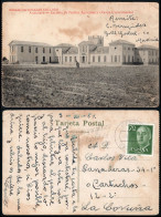 Albacete - Años 1950 - Postal "Albacete - Escuela De Peritos Agrícola Y Franja Experimental" Circulada - Storia Postale