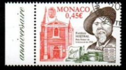 MONACO   -   2004 .   Y&T N° 2448 Oblitéré.   L' écrivain  Fréderic Mistral - Used Stamps