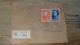 Enveloppe Recommandée PARIS Pour LA CIOTAT - 1953  ............BOITE1.......... 479 - 1921-1960: Periodo Moderno