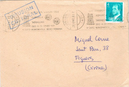 55085. Carta TARRAGONA 1983. Rodillo Romanos A Tarragona, Exposicion Numismatica Ibero-romana - Brieven En Documenten