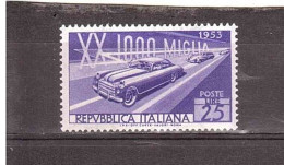 ITALIA 1953 MILLE MIGLIA - Auto's