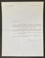 Georges POMPIDOU – Lettre Signée – Campagne Présidence De La République - 1969 - Historische Personen