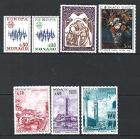 Timbre De Monaco Neuf ** N 883 / 889 - Unused Stamps