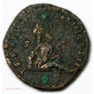 ROMAINE - Sesterce Lucius Verus Parthe Captif 166 Ap JC. RIC.1441 TB - Other & Unclassified