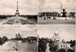 PARIS - La Tour Eiffel - Place De La Concorde - Notre Dame - Le Sacé-Coeur - Altri Monumenti, Edifici