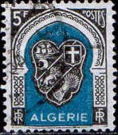 Algérie Poste Obl Yv:268 Mi:272 Alger Armoiries (cachet Rond) - Usados