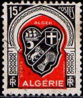 Algérie Poste Obl Yv:271 Mi:276 Alger Armoiries (cachet Rond) - Gebruikt