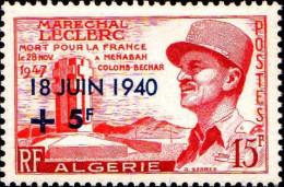 Algérie Poste N** Yv:345 Mi:367 Maréchal Leclerc - Neufs