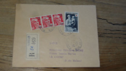 Enveloppe Recommandée PARIS Pour LA CIOTAT - 1954  ............BOITE1.......... 487 - 1921-1960: Moderne