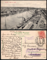 Sevilla - Edi O TP 269 - Postal "Sevilla - Vista Del Muelle" Mat "Sevilla 18/05/16" A Madrid Y Reexpedida - Cartas & Documentos