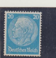 III-Mi.Nr.489**/ (1934) 20 Pfg. Hindenburg, 1932 ** - Ongebruikt