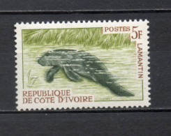 COTE D'IVOIRE N° 214A   NEUF SANS CHARNIERE COTE 0.80€    ANIMAUX FAUNE - Côte D'Ivoire (1960-...)