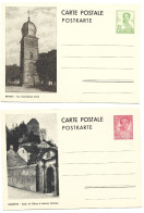 2 Cartes Postales  Mersch  Et Larochette - Enteros Postales