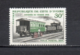 COTE D'IVOIRE N° 243   NEUF SANS CHARNIERE COTE 3.00€   TRAIN JOURNEE DU TIMBRE - Ivory Coast (1960-...)