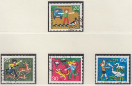 BRD  711-714, Gestempelt, Jugend: Tierschutz, 1972 - Gebraucht