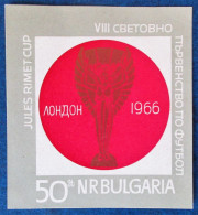 Bloc Neuf** De Bulgarie N°18 De 1966 Thème Football - Ungebraucht