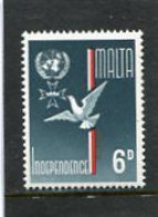 MALTA - 1964  6d  INDEPENDENCE  MINT NH - Malte