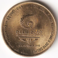 INDIA COIN LOT 148, 5 RUPEES 2010, COMMONWEALTH GAMES, CALCUTTA MINT, UNC - India
