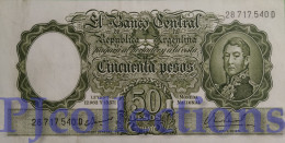 ARGENTINA 50 PESOS 1955/68 PICK 271a VF - Argentina