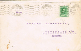55089. Carta Impresos SANTA CRUZ De TENERIFE (Canarias) 1929. Alfonso XIII Vaquer. Rodillo Mudo - Lettres & Documents