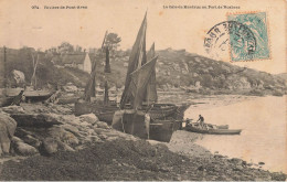 Pont Aven * La Cale De Kerdruc Au Port De Rozbraz * Bateaux De Pêche Et Pêcheurs - Pont Aven