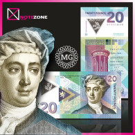 Matej Gabris £20 Scotland UK David Hume Polymer Fantasy Private Banknote - 10 Ponden