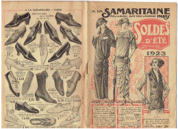 Catalogue A LA SAMARITAINE Paris 1923 Mode Illustration Parapluie Chapeau Tire-bouchon Appareil-photo Raquette Croquet - Fashion