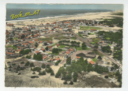 {92009} 40 Landes Biscarrosse Plage , Vue Générale ; En Avion Au Dessus De  ... ; Terminus Voie Ferrée - Biscarrosse