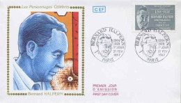 France Fdc Yv:2456 Mi:2594y Bernard Halpern Paris 21-2-87 - 1980-1989