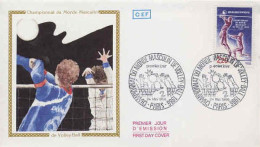 France Fdc Yv:2420 Mi:2550 Championnat Du Monde De Volley-ball Paris 24-5-86 - 1980-1989