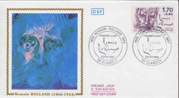 France Fdc Yv:2355 Mi:2486 Romain Roland Ecrivain Clamecy 23-2-85 - 1980-1989