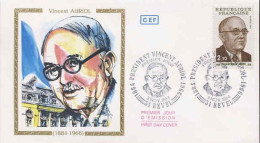 France Fdc Yv:2344 Mi:2471 Président Vincent Auriol Revel 3-11-84 - 1980-1989