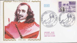 France Fdc Yv:2329A Mi:2467 Pierre Corneille Ecrivain Rouen 29-9-84 - 1980-1989