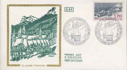 France Fdc Yv:2323 Mi:2457 Monastère De La Grande Chartreuse St Pierre 7-7-84 - 1980-1989