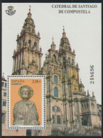 España 2012 Edifil 4729 Sello ** HB Catedral De Santiago Compostela Coruña UNESCO Patrimonio Mundial Humanida - Unused Stamps