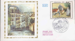 France Fdc Yv:2297 Mi:2422 Maurice Utrillo Le Lapin Agile Paris 3-12-83 - 1980-1989
