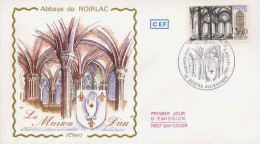 France Fdc Yv:2255 Mi:2408 Abbaye De Noirlac Bruère-Allichamps 2-7-83 - 1980-1989