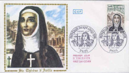 France Fdc Yv:2249 Mi:2369 Ste Thérèse D’Avila Paris 20-11-82 - 1980-1989