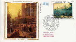 France Fdc Yv:2211 Embarquement De Ste Paule à Austie Charmes 19-6-82 - 1980-1989