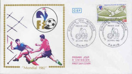 France Fdc Yv:2209 Mi:2331 Mondial 1982 Paris 28-4-82 - 1980-1989