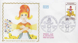 France Fdc Yv:2202 Mi:2324 Recensement De La Population Paris 27-2-82 - 1980-1989