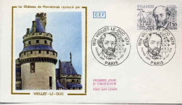 France Fdc Yv:2095 Mi:2195 Eugène Viollet-le-Duc Architecte Paris 16-2-80 - 1980-1989