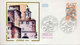 France Fdc Yv:2081 Mi:2201 Cordes Tarn Cordes 5-4-80 - 1980-1989