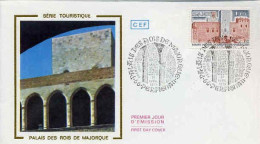 France Fdc Yv:2044 Mi:2146 Palais Des Rois De Majorque Perpignan Perpignan 21-4-79 - 1970-1979