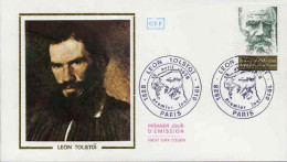 France Fdc Yv:1989 Mi:2093 Léon Tolstoi Ecrivain Paris 15-4-78 - 1970-1979