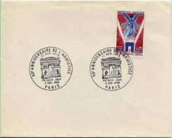 France Fdc Yv:1576 Mi:1636 Armistice 11 Nov 1918 Paris 9-11-68 - 1960-1969