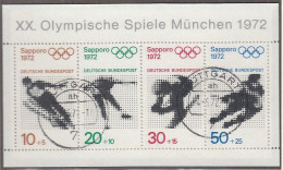 BRD  Block 6, Gestempelt, Olympische Spiele München 1972, 1971 - 1959-1980