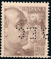 Madrid - Perforado - Edi O 1059 - "B.E.C." (Banco) - Used Stamps