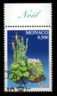 MONACO   -   2004 .   Y&T N° 2459 Oblitéré.  Noël  /  Cactus - Gebraucht