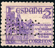 Madrid - Perforado - Edi O 1062 - "BEC" (Banco) - Usados